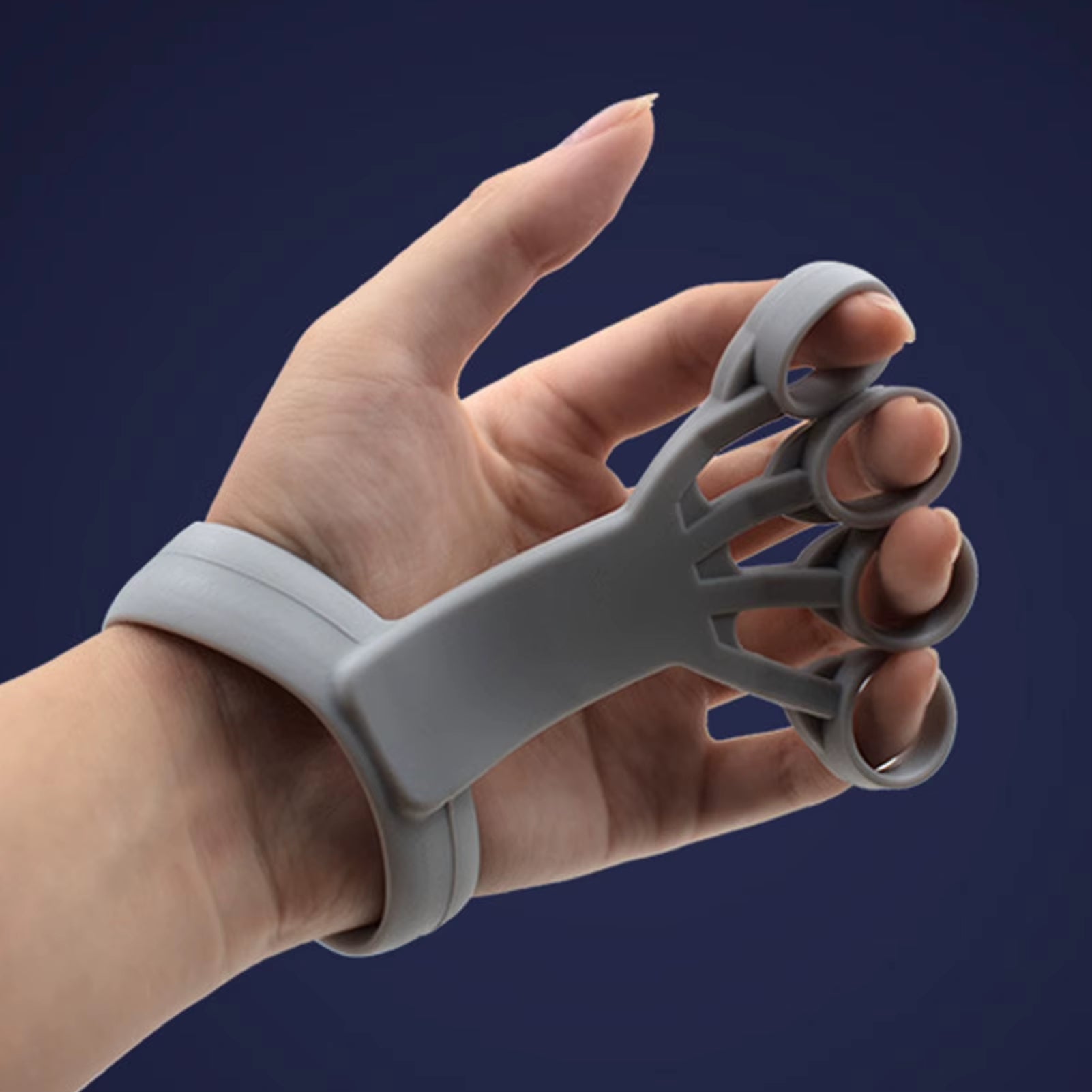 Hand Gripper Silicone Finger Gripper Strength Trainer 6.6LB/8.8LB/11LB Finger Expander Exercise Hand Stretcher for Rehabilition